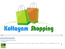 Tablet Screenshot of kottayamshopping.com